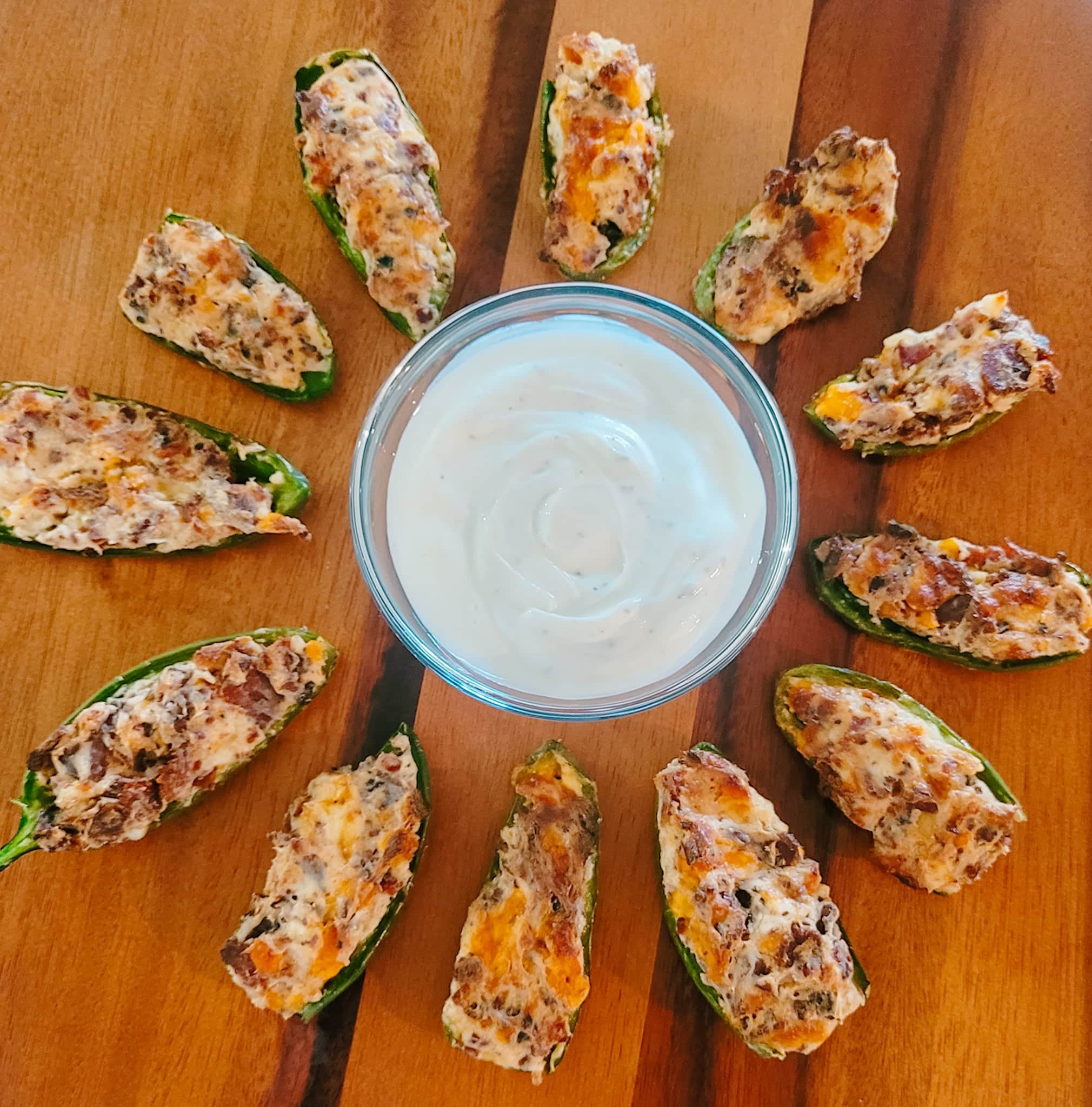 Jalapeno Poppers with Cream Cheese and Bacon