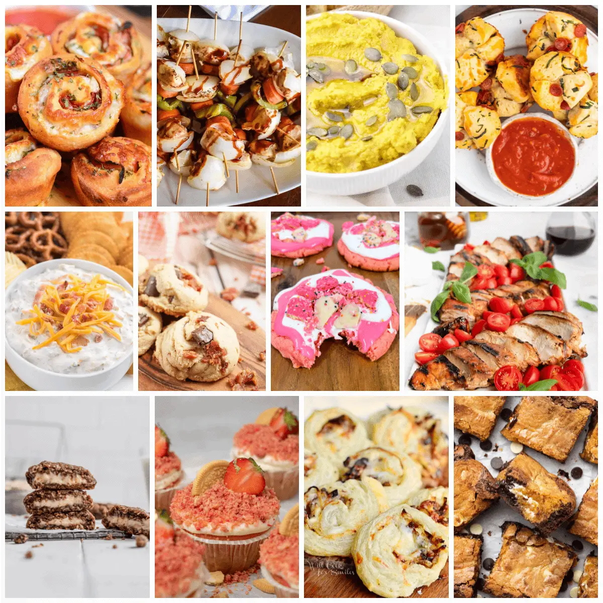 Easy Block party foods ideas appetizers, side dishes, desserts, meals, recipes