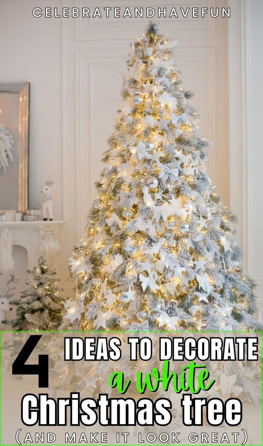 4 ideas to decorate a white Christmas tree (and make it look great ...