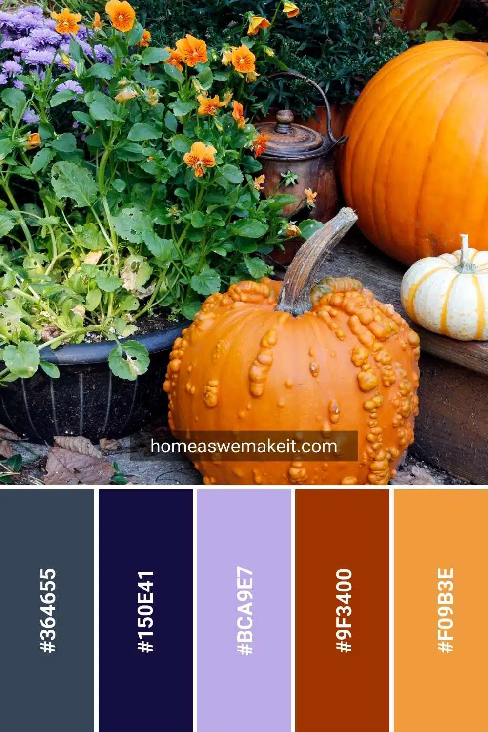 fall garden color scheme