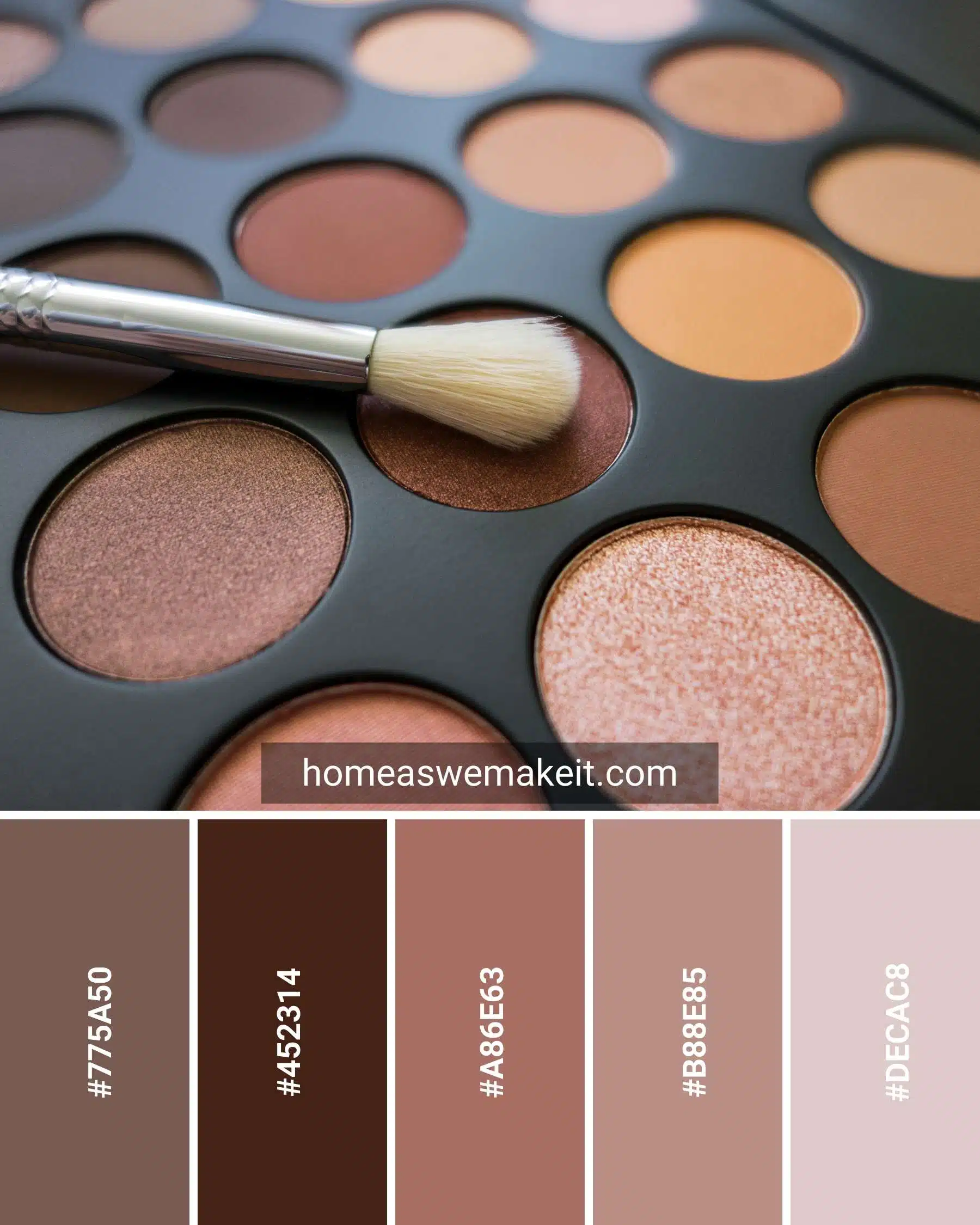 fall makeup color palette