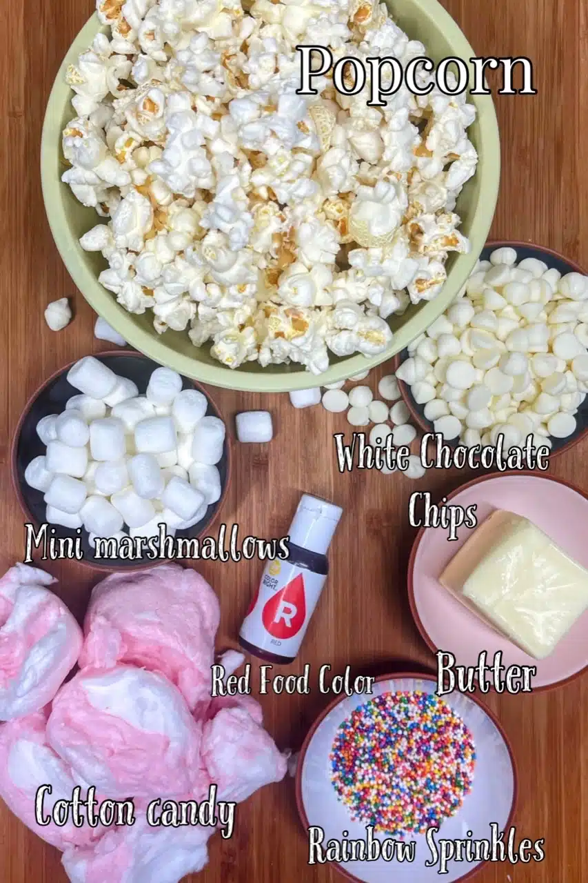 Easy Marshmallow Popcorn Balls Without Corn Syrup Valentines Day white chocolate Homemade