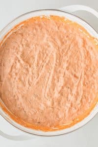 taco dip process shot