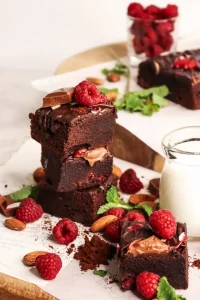 how do you serve brownies