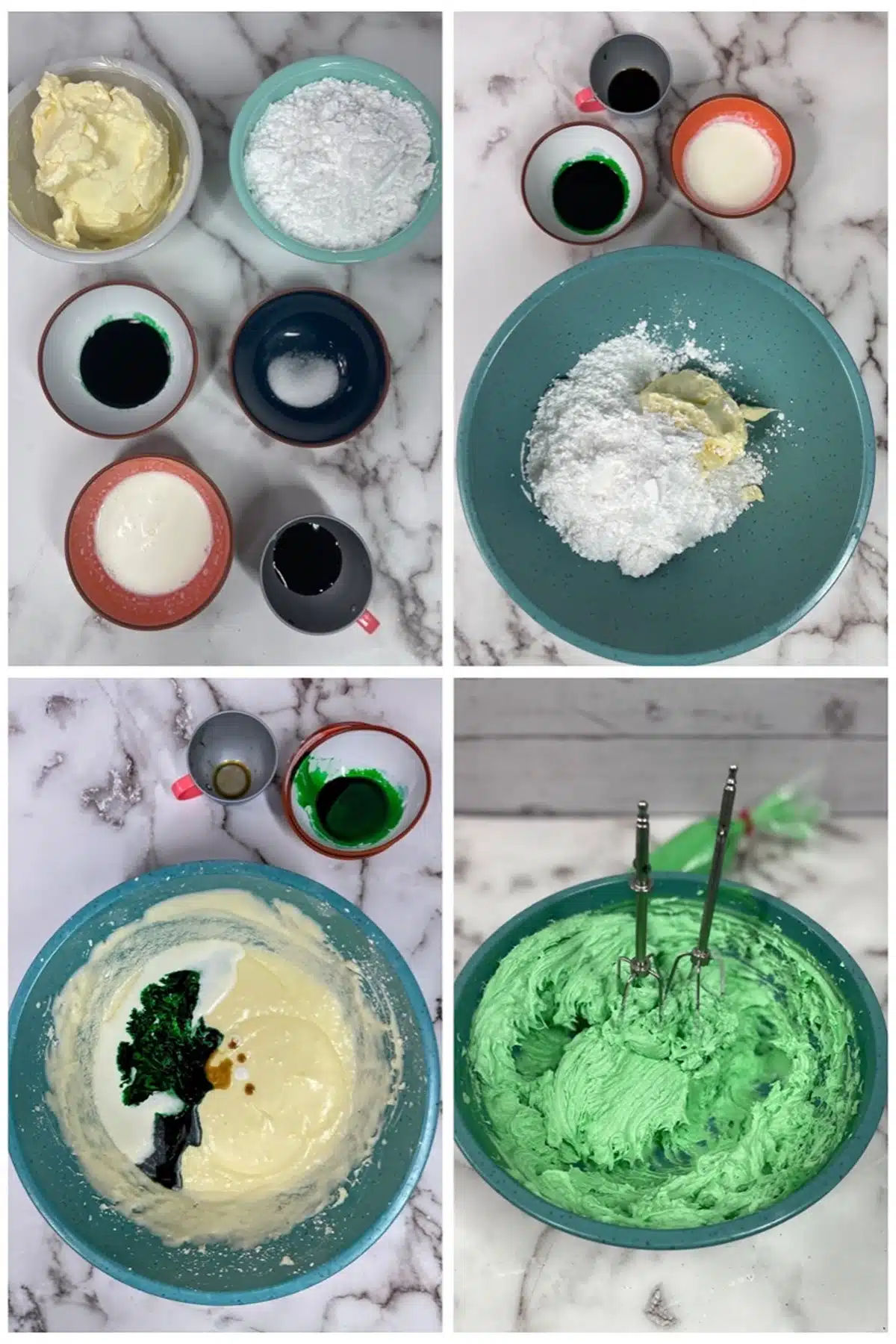 How To Make Green Buttercream Cake Frosting