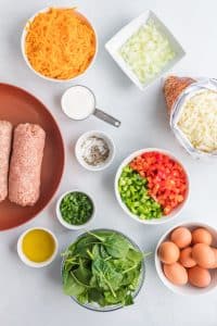 sausage hashbrown breakfast casserole ingredients