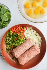 how to make sausage hashbrown breakfast casserole