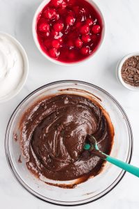 how to make black forest brownies with brownie mix