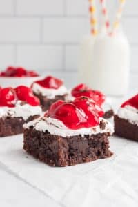 black forest brownies