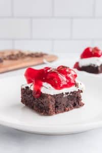 easy black forest brownies