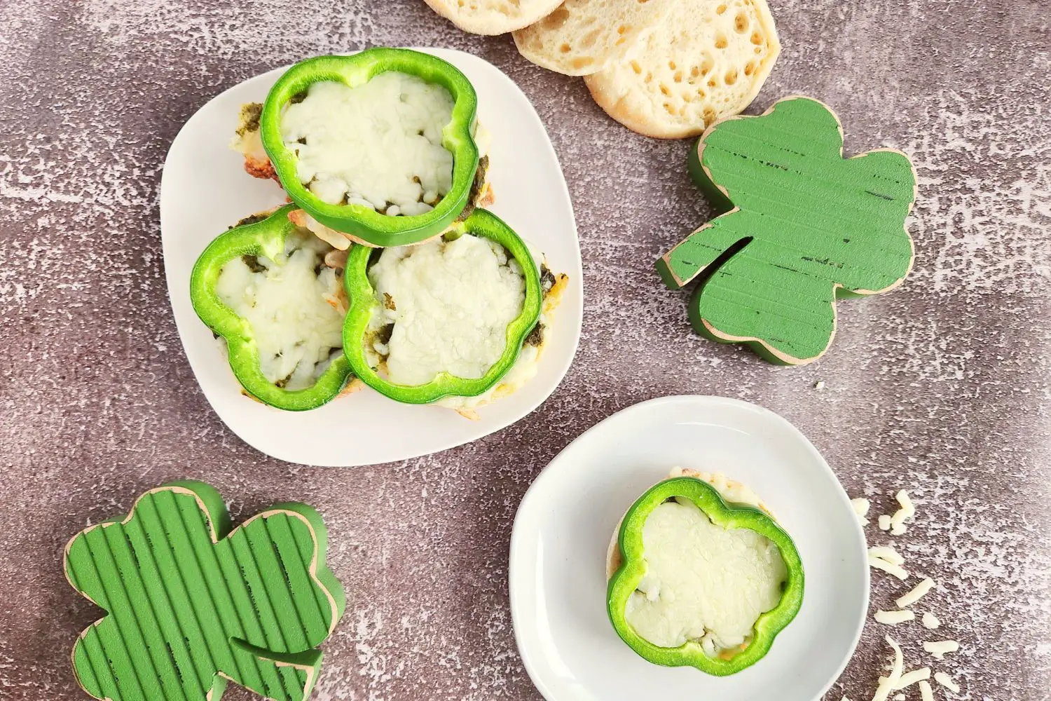 Mini Shamrock Pizza – Easy St. Patrick’s Day Recipes