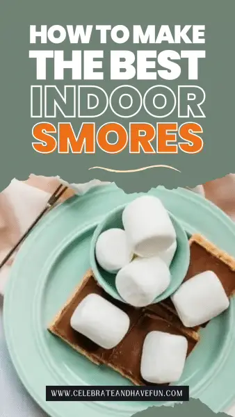 smores marshmallows, graham crackers and chocolate on a plate
