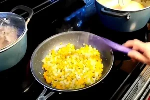 double boiler or a non-stick stock pot