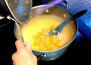 double boiler or a non-stick stock pot