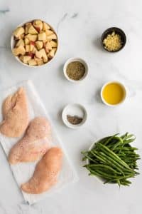 Sheet Pan Chicken and Potatoes ingredients