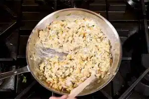 Add Garlic and Thicken the Sauce