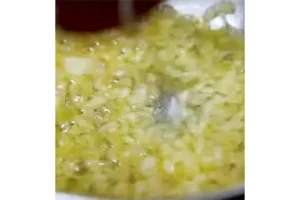 Add the finely chopped shallots