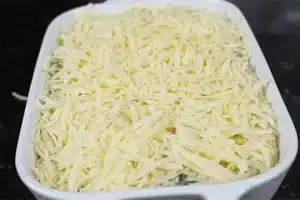 Baking the Spinach Dip