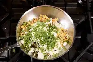 Prepare the Creamed Corn