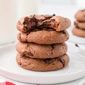 chocolate cake mix cookies
