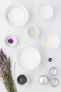 DIY bath bomb ingredients