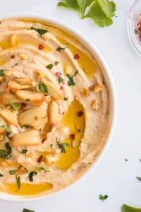 roasted red pepper and garlic hummus