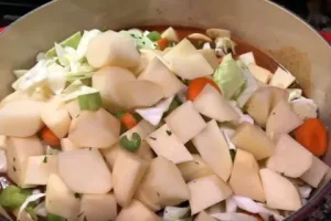 Add Broth, Juice & Mix Everything