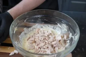 Add the chicken