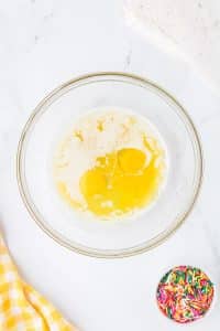 how to make the dough for Funfetti cake mix cookies