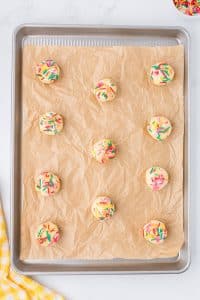 how to bake funfetti cake mix cookies