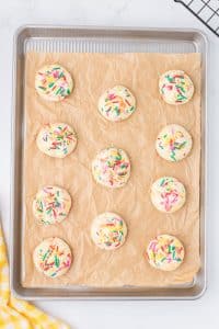 how to bake funfetti cake mix cookies