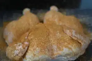 Season the chicken