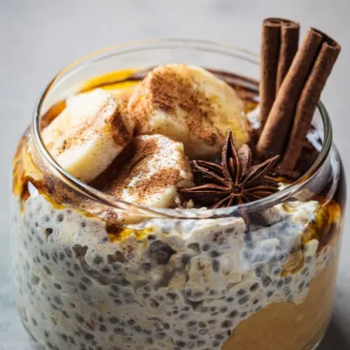 Vegan Overnight Oats with a Nutty Twist