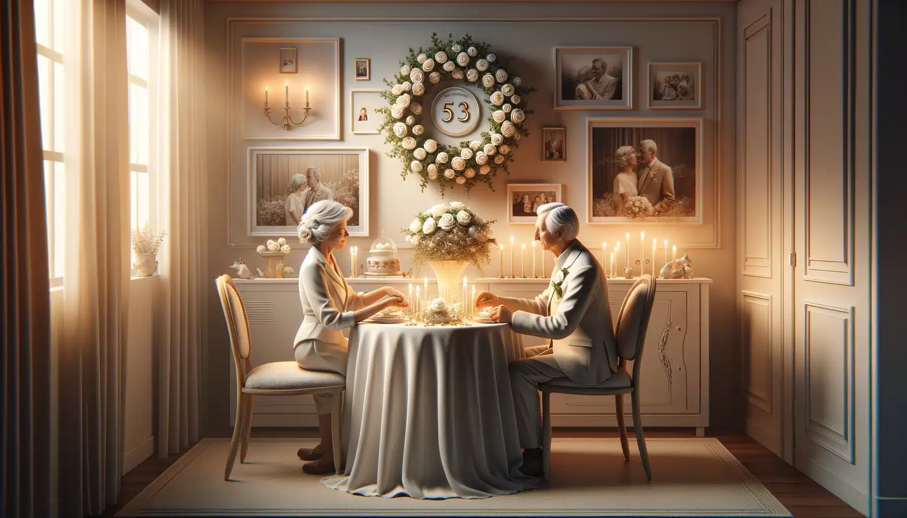 Celebration tips for 53rd Wedding Anniversary