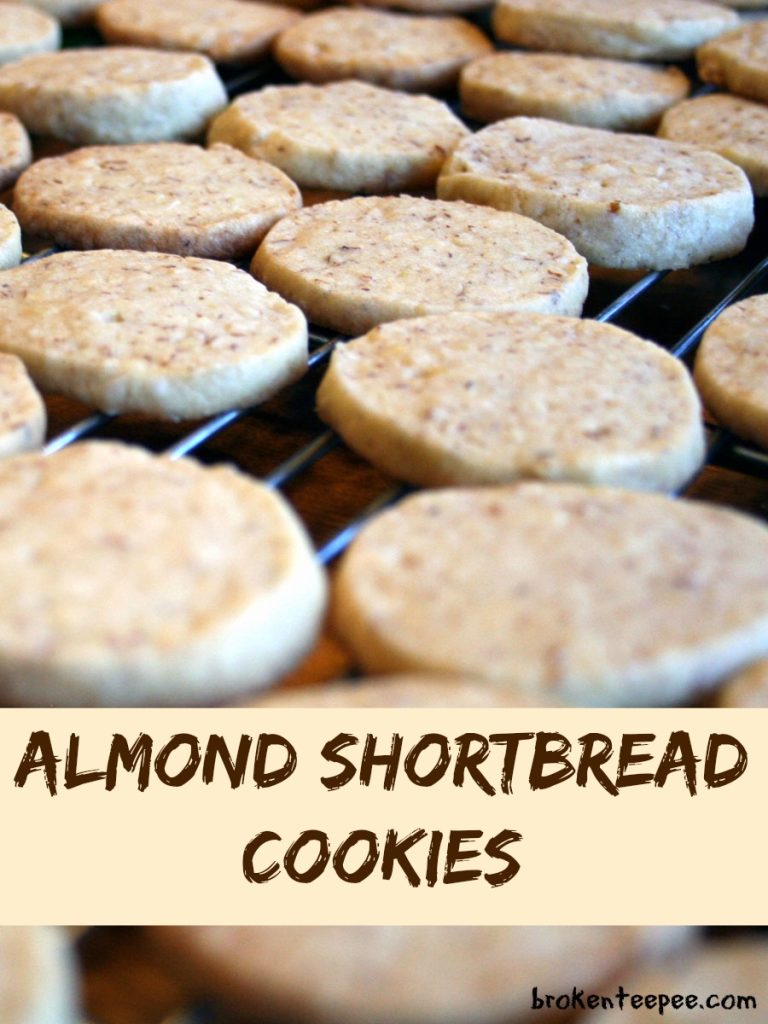 Almond Shortbread Cookies, cookie recipe, shortbread cookie recipe