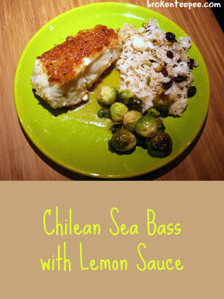 Chilean Sea Bass with Lemon Sauce, Chilean Sea Bass recipe