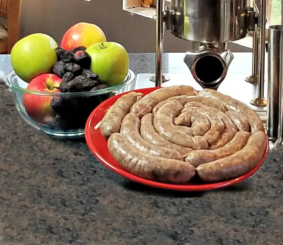 LEM Products, Big Bite Sausage Stuffer, Venison Sausage with Figs and Apples, making venison sausage, #CollectiveBias, #LEMLoveToProcess, #AD