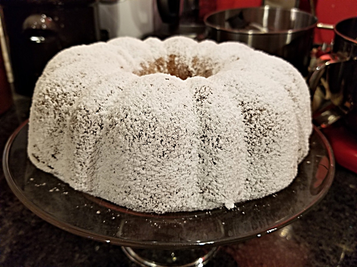 pound cake with dried apricots and prunes