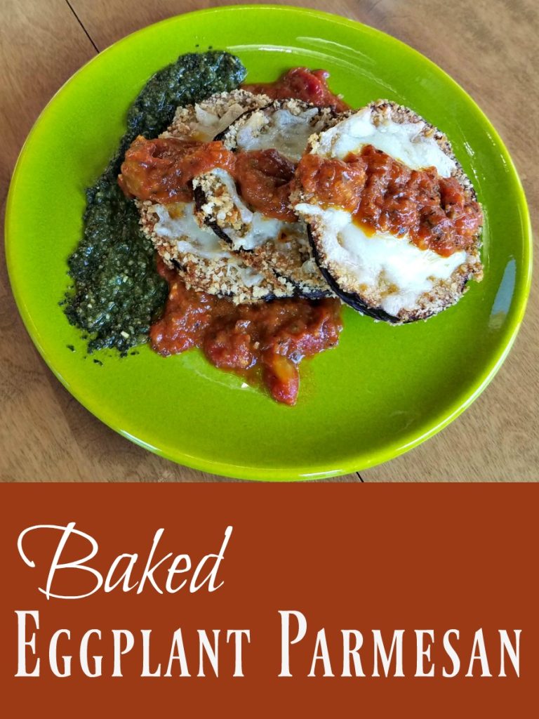 baked eggplant parmesan