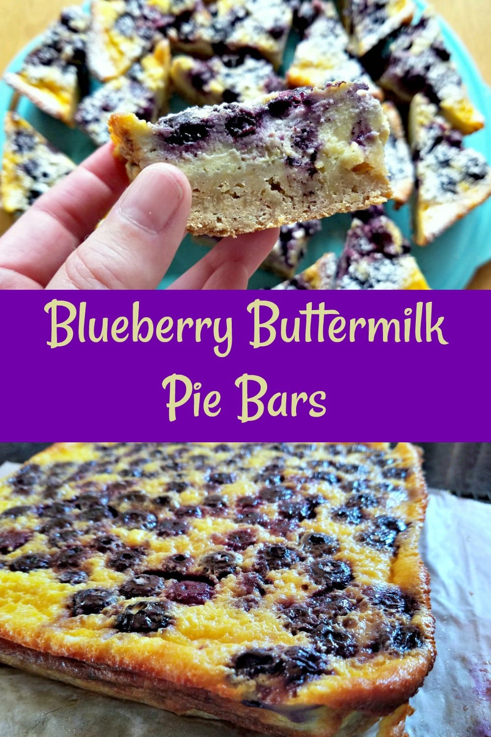 blueberry buttermilk pie bars, frozen blueberry recipe, blueberry cookies