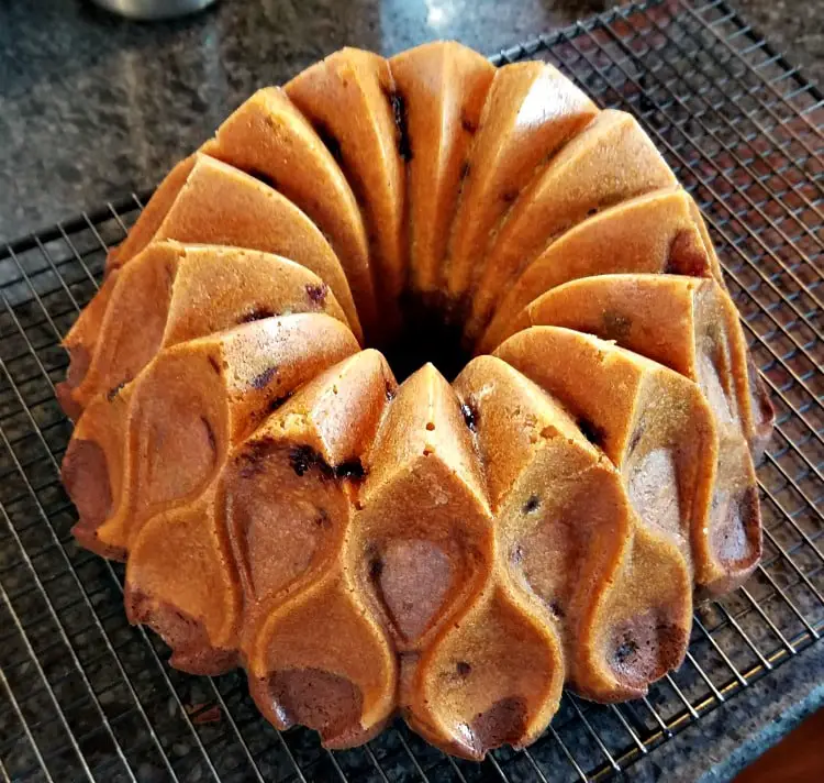 Chocolate Walnut Cherry Bundt Cake Recipe