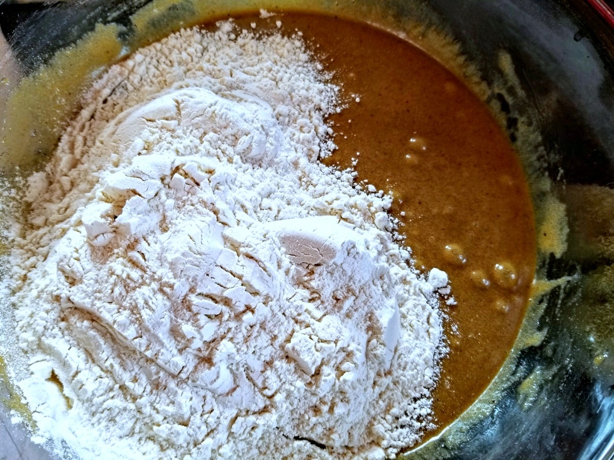 fold in flour