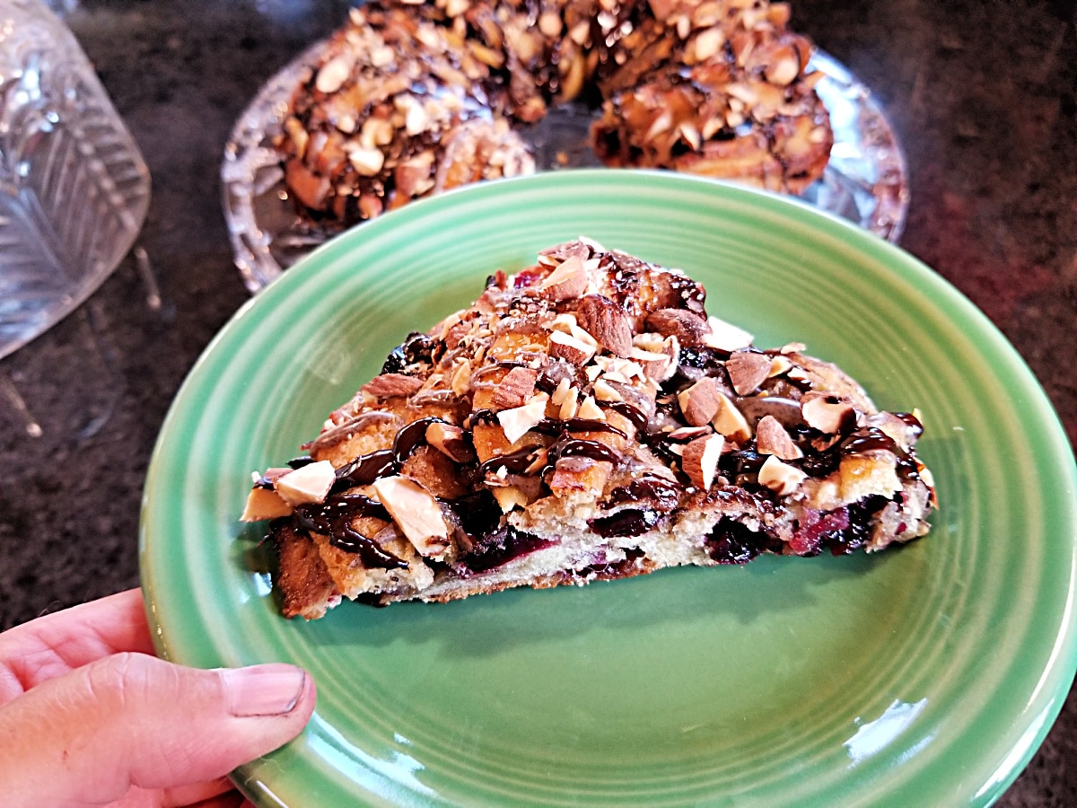 slice of cherry couronne