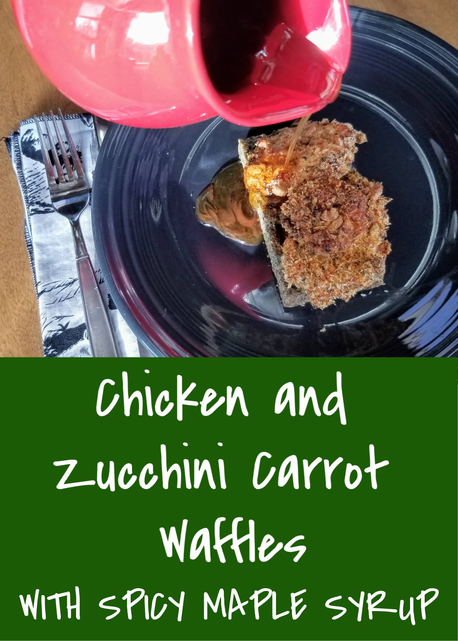 healthier chicken and waffles