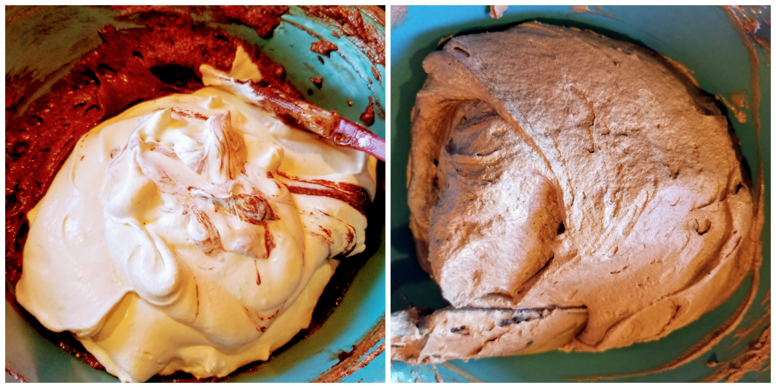 finishing chocolate mousse