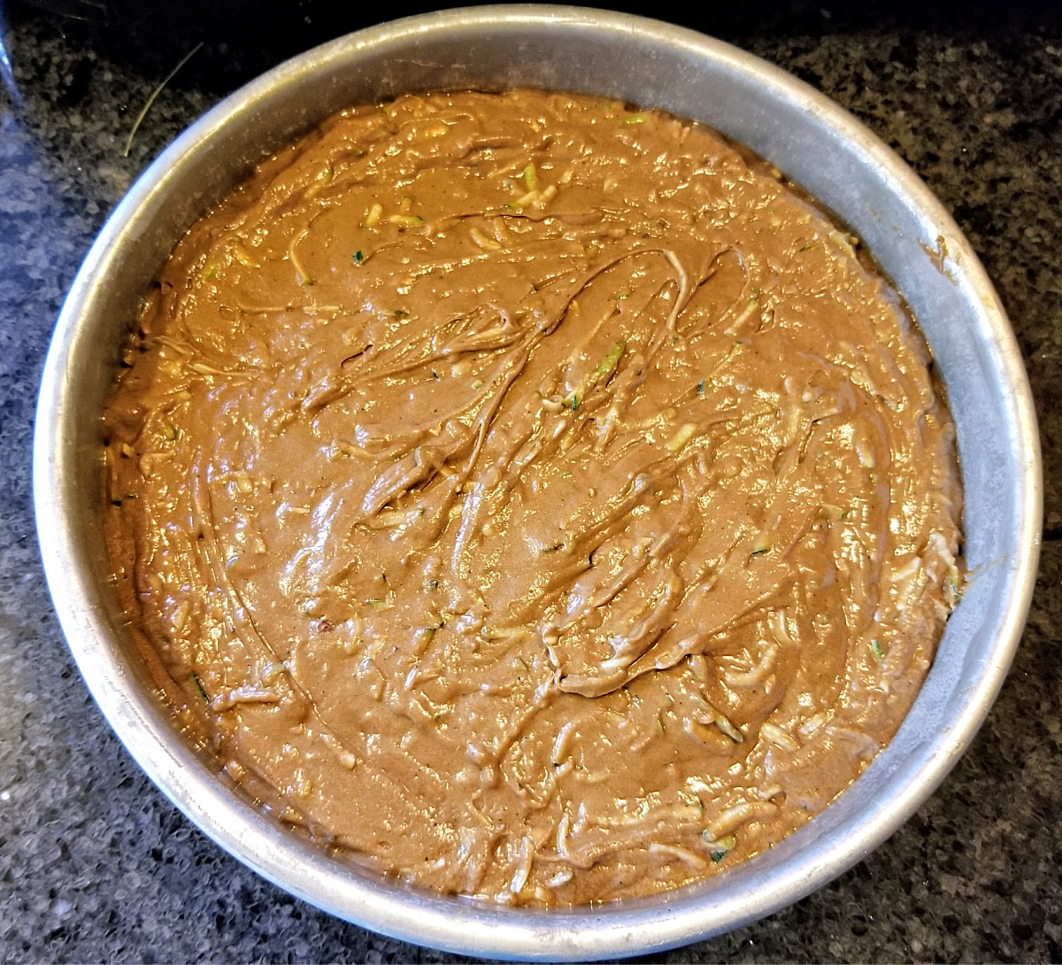 put in prepared pan