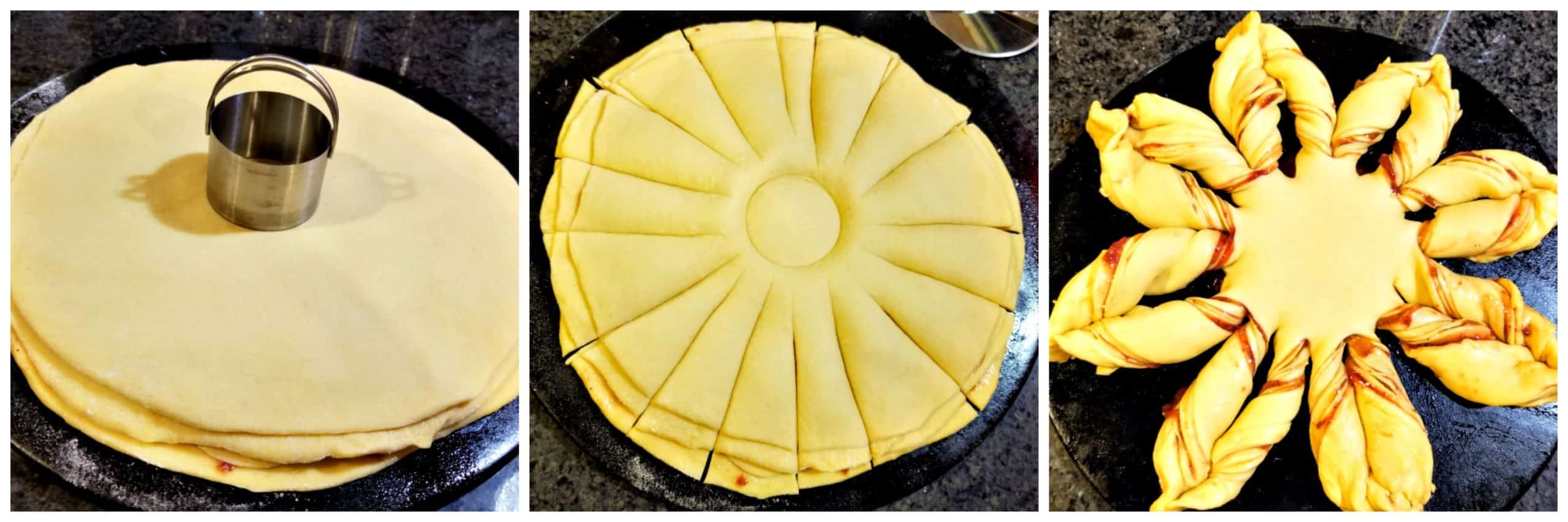 cut and twist star bread