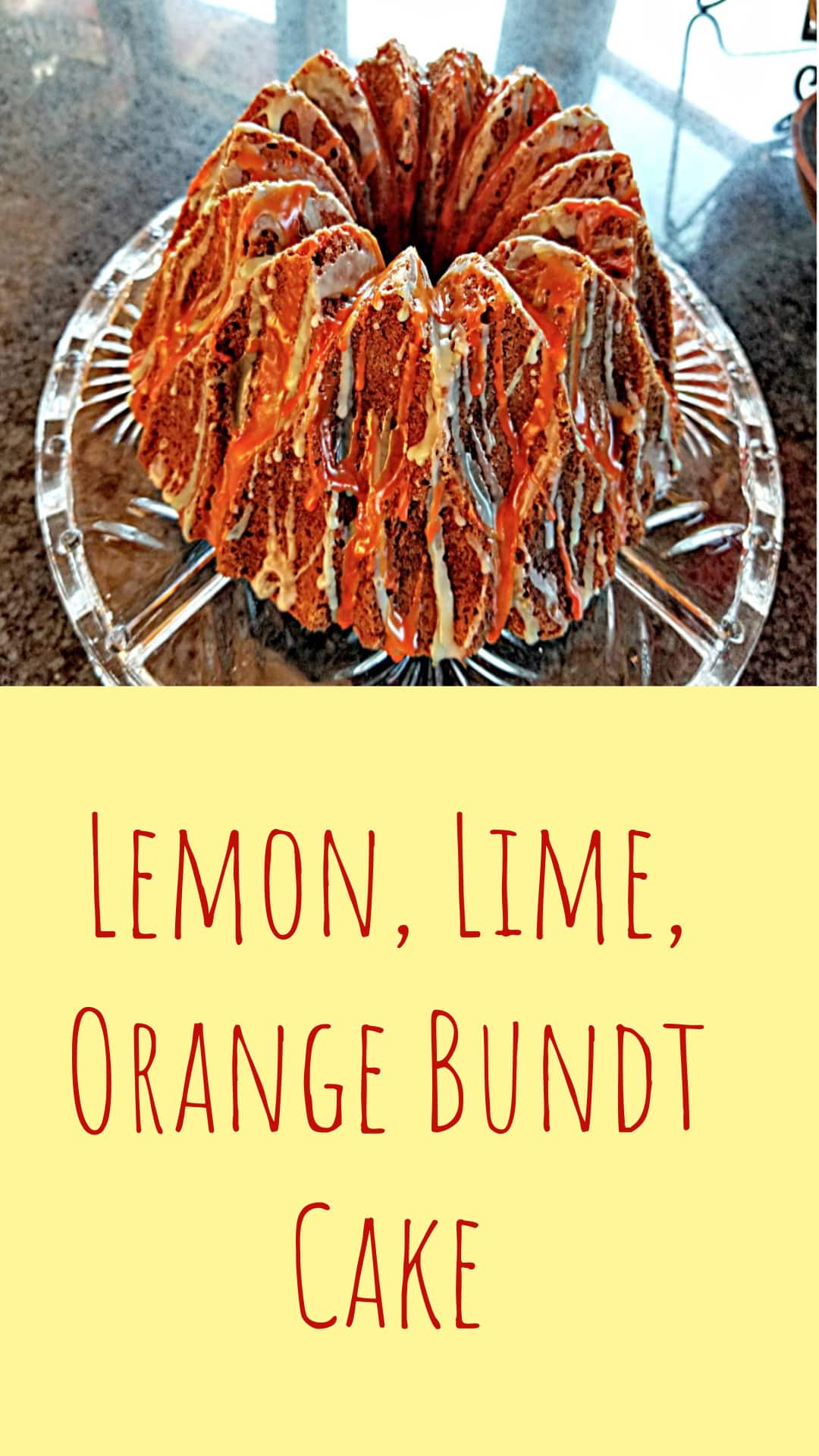lemon lime orange bundt cake