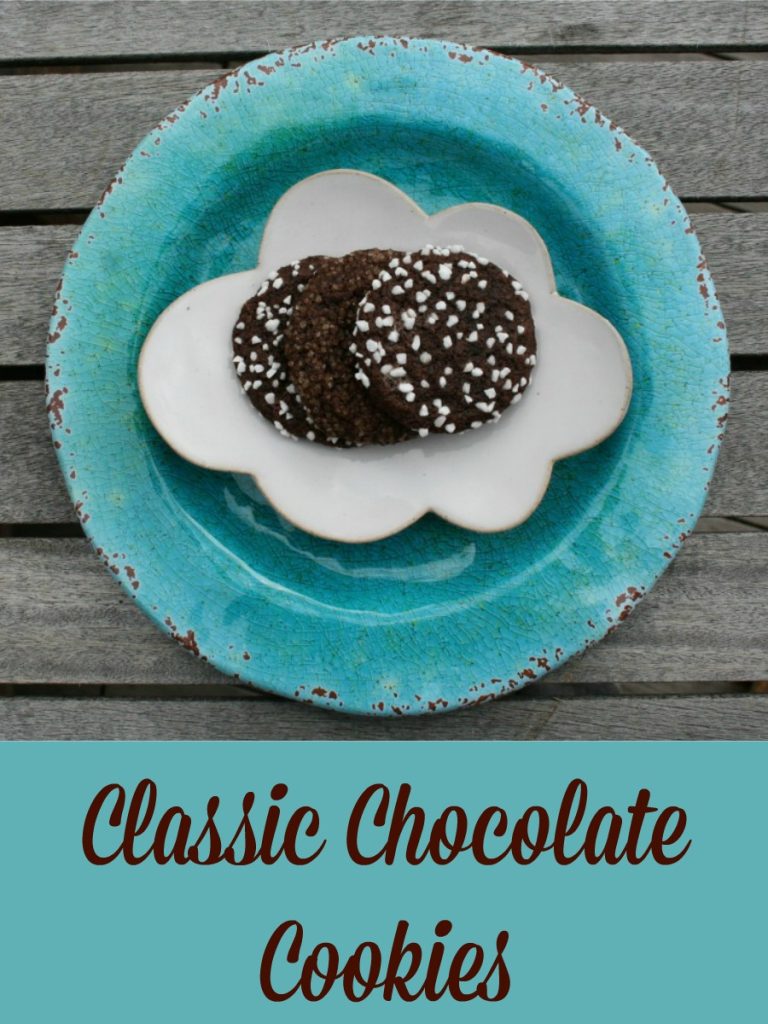 Classic Chocolate Cookies, baking for the firemen