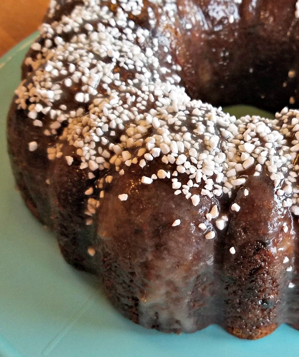 dried figs recipe, Fig Bundt Cake with Buttermilk Glaze